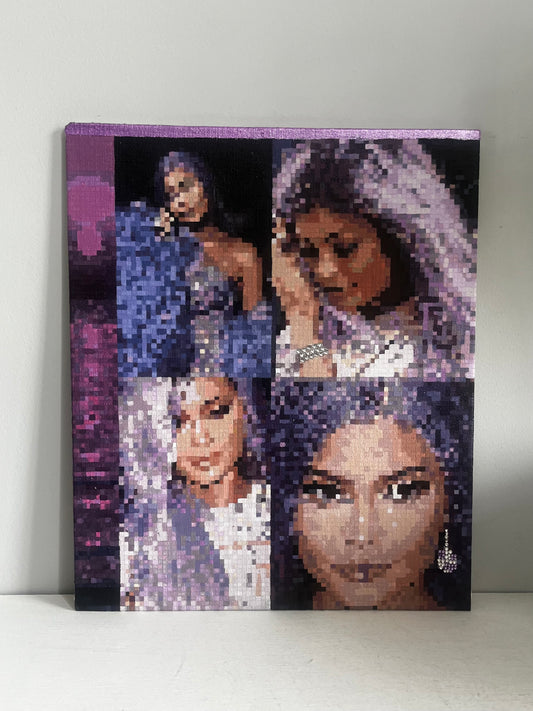 purple print