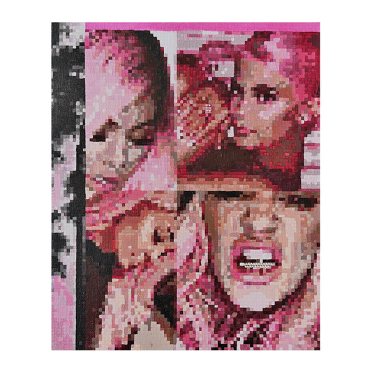 pink print