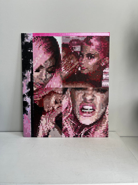 pink print
