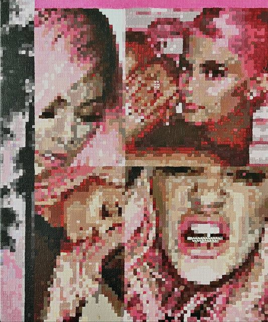 pink print